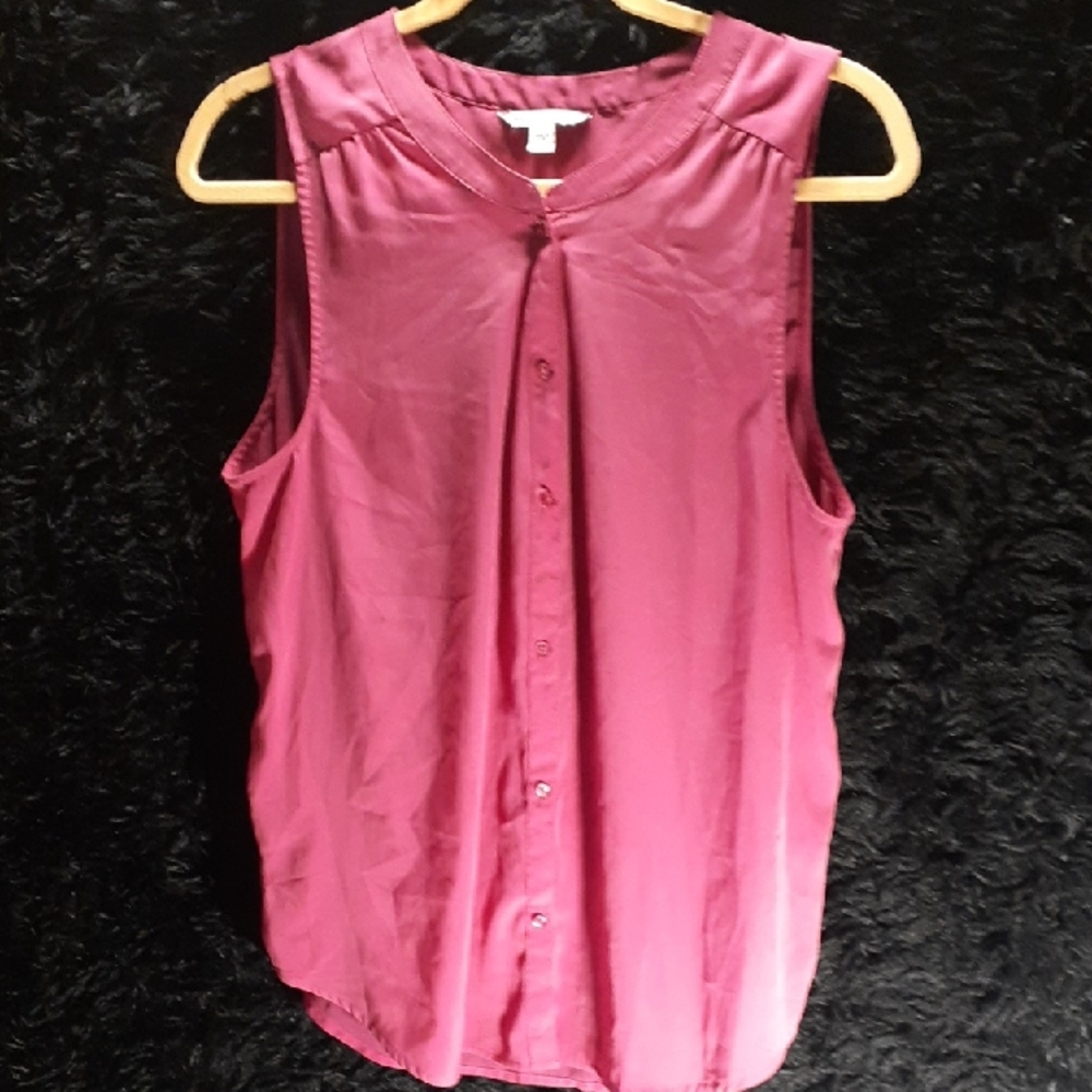 American Eagle Outfitters Sleeveless Rose Blouse